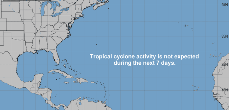 Former Invest 91L Loses Steam; NHC Expects No Tropical Development This Week